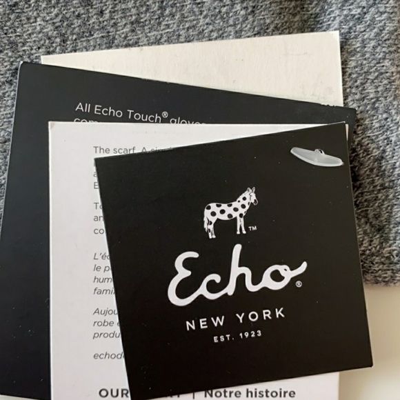 ECHO LIGHT GRAY GLOVES - Picture 4 of 4